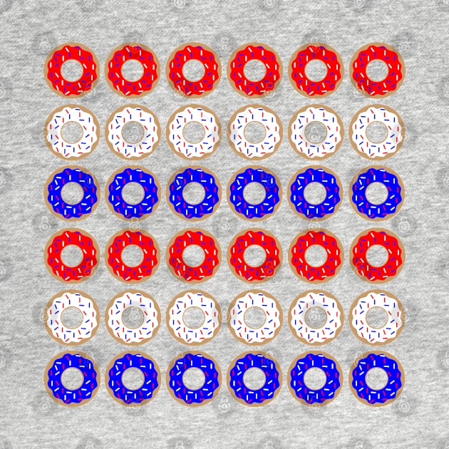 Patriotic Donuts (Horizontal) by ShawnIZJack13